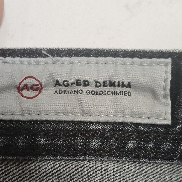 Men's Black Jeans By Adriano Goldscmied, Sz 34R , Pre-owned, Good Conditions - Picture 7 of 14